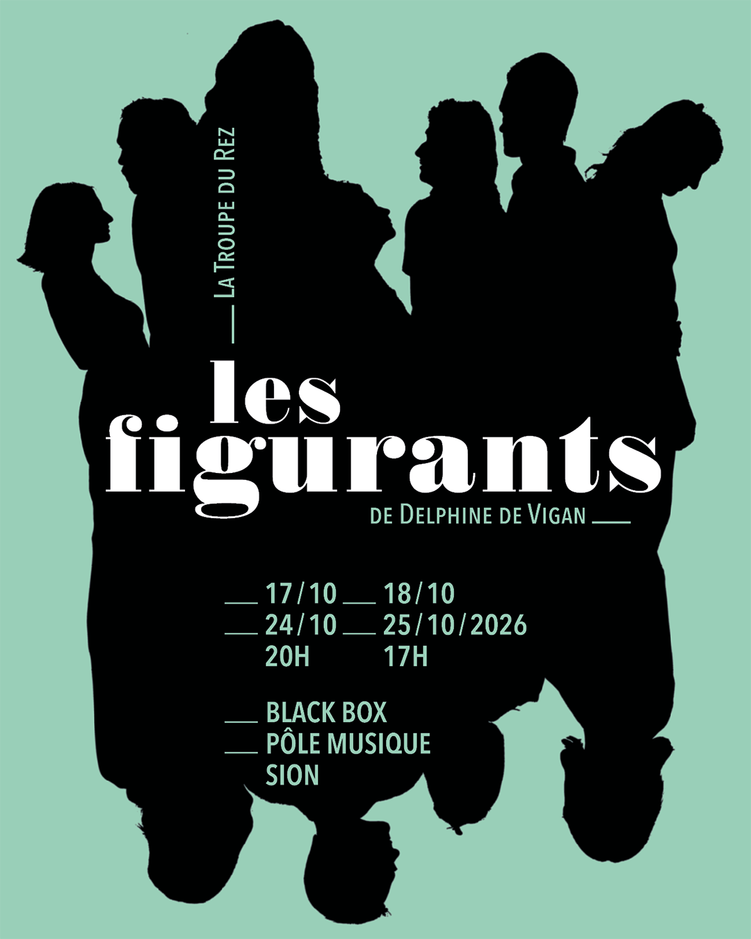 Affiche Les Figurants